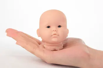 10-дюймовый комплект мини-куклы Реборн Mina Mini Triplet Незавершенные части куклы с телом и глазами