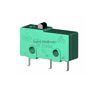 10 шт. концевой выключатель, миниатюрный базовый плунжерный микропереключатель с защелкивающимся действием 15A