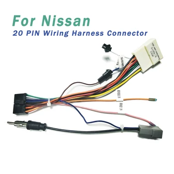 20-КОНТАКТНЫЙ разъем жгута проводов адаптера 1din или 2din для Android Подходит для Nissan
