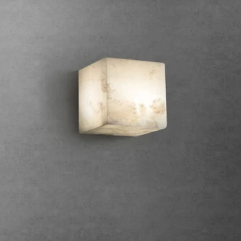 2023 Кубический Мраморный Настенный светильник Прикроватный светодиодный Роскошный Бра для гостиной, столовой, Большого ресторана, Освещение прохода в коридоре, декор стен