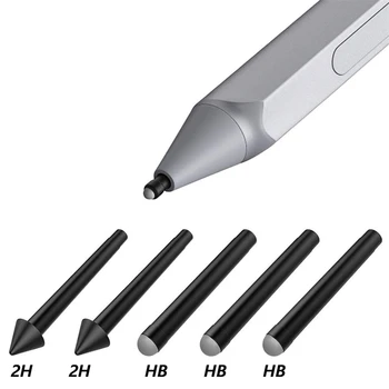 5 шт. Оригинальные наконечники для ручек Наконечник для стилуса HB HB HB 2H 2H Сменный Комплект для Microsoft Surface Pro 7/6/5/4/Book/Studio/Go