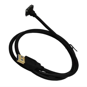 5Gpbs USB3.0 Micro b с винтовым кабелем Промышленная камера чехол для жесткого диска плеер кабель для передачи данных 0,3 М 1 М 1,8 М 3 М
