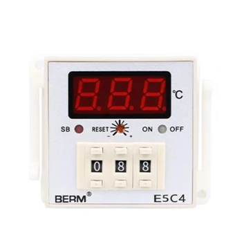 Berm E5C4-R20K Термостат 220 В K термопара Цифровой Дисплей Регулятор Температуры E5C4 Регулятор Температуры 399 999