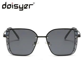 DOISYER/ Новые модные поляризованные мужские очки для вождения, металлические зеркальные солнцезащитные очки
