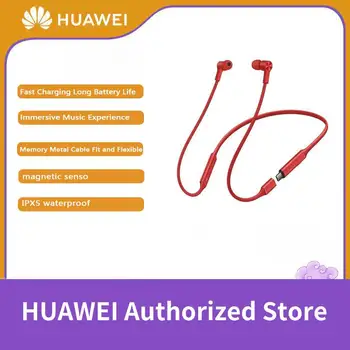 Huawei FreeLace Беспроводные Наушники Bluetooth Магнитный Переключатель Памяти Металлический Кабель Водонепроницаемые Спортивные Игровые Наушники для Android IOS
