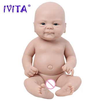 IVITA WG1512 36 см (14 дюймов) 1,65 кг Силиконовая кукла Реборн для всего тела Bebe Неокрашенные Незаконченные Мягкие куклы Реалистичные Детские поделки Пустые игрушки