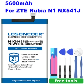 LOSONCOER Li3849T44P3h956349 Аккумулятор 5600 мАч Для ZTE Nubia N1 NX541J Для PPTV PP5600 / Mipo M1