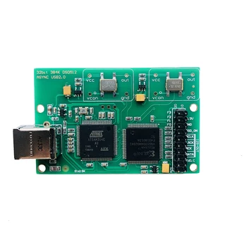 Nvarcher Италия Amanero USB IIS цифровой интерфейс DSD512 32 бит/384 кГц Для платы усилителя ЦАП ES9038 Ak4493