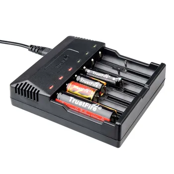TrustFire TR012 Универсальное интеллектуальное зарядное устройство с 6 слотами 18650 для быстрой зарядки литий ионных аккумуляторов 3,7 В