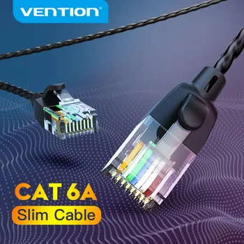 Vention Ethernet Кабель Cat 6 A 10 Гбит/с UTP RJ 45 Тонкий Ethernet Патч-кабель Cat6 A Lan Патч-корд для Модемного кабеля Ethernet RJ45
