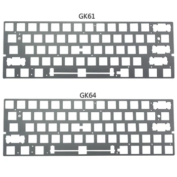 Алюминиевая Пластинчатая Плата Позиционирования Пластинчатые Стабилизаторы Для GH60 XD64 DZ60 GK61 GK64 Gk64x GK64xs 60% Механическая клавиатура DIY