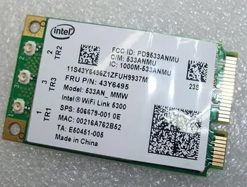 Беспроводная карта Intel WIFI Link 5300 533AN 5300agn MINI PCIE 802.11a/b/g/Draft-n для Lenovo G450 Y450 T400 T500 X200
