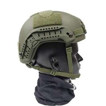 Быстрый шлем, тактический шлем из стекловолокна, взрывозащищенный шлем, ударопрочный тренировочный шлем CS Special Forces весом 1,5 кг