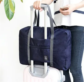 Водонепроницаемая Складная дорожная сумка Портативную сумку для хранения можно повесить на рулевой тяге багажника Женская сумка через плечо
