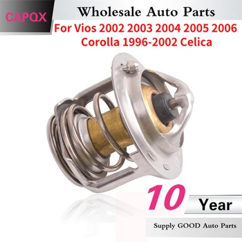 Высококачественный термостат охлаждающей жидкости двигателя CAPQX 90916-03115 для Vios 2002 2003 2004 2005 2006 Corolla 1996-2002 Celica