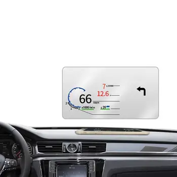Головной дисплей для автомобиля HUD Светоотражающая пленка на лобовое стекло Универсальный дисплей высокой четкости HD для всех моделей автомобилей