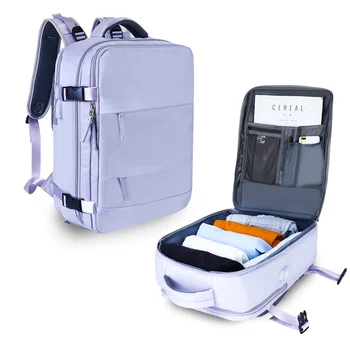 Женский рюкзак для путешествий, самолет, Большая вместимость, многофункциональный багаж, Легкая водонепроницаемая женская повседневная сумка, сумки для ноутбуков