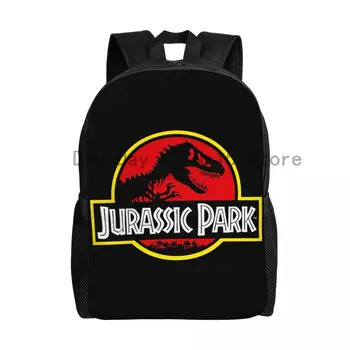 Индивидуальные рюкзаки Jurassic Park Для женщин и мужчин, Повседневная сумка для книг для школы, колледжа, сумки с динозаврами