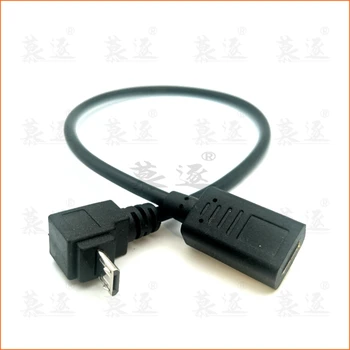 Кабель-адаптер USB Type-c с разъемом Micro USB-штекер 30 см вверх вниз влево вправо на 90 градусов