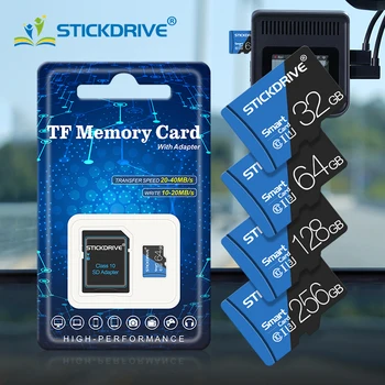 Карты памяти Micro SD 256 ГБ 128 ГБ 32 ГБ 64 Гб 16 ГБ Высокоскоростная Мини-SD TF флэш-карта 32 64 128 256 ГБ Карта памяти Класса 10 Для Телефона