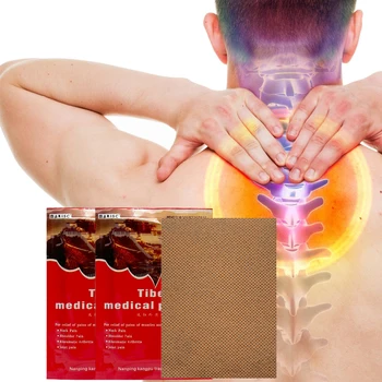 Китайский Тибетский Натуральный Травяной Медицинский Пластырь, Снимающий Боль При Артрите Шеи/спины/мышц, Хороший эффект от Ортопедического артрита