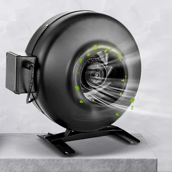 Коаксиальный вентилятор с внешним ротором с турбонаддувом, поддерживающий горение, кухонная вытяжная машина, промышленная вытяжная машина для труб