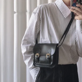 Корейская модная простая маленькая мужская и женская уличная повседневная сумка-мессенджер через плечо