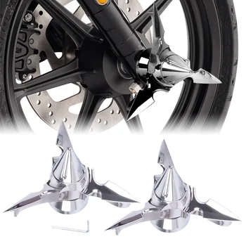 Крышки оси с вращающимся лезвием для мотоцикла, хромированные, подходят для Harley Sportster 2008-2022 Road Glides Electra Glides Accessiores