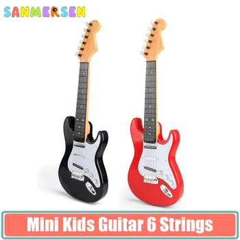 Мини-детская гитара, 6 струн, классическая Гавайская гитара, игрушечные музыкальные инструменты для детей, Гитара для начинающих детей раннего возраста