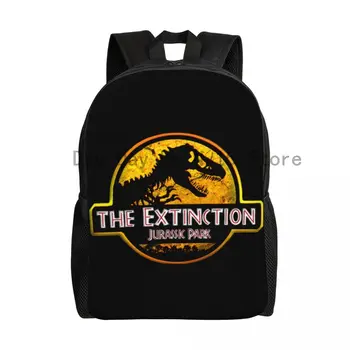 Мир динозавров, Парк Юрского периода, Рюкзак для путешествий, Женская мужская школьная компьютерная сумка для книг, студенческий рюкзак для колледжа, сумки