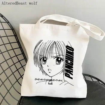 Модная женская сумка для Покупок Panchiko, сумка с принтом Альбома, Холщовая сумка для покупок в стиле Харадзюку, женская сумка-тоут на плечо