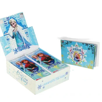 Набор карточек для коллекции замороженной косметики Disney Girls princess, белоснежная красавица с оригинальной коробкой, подарок для детей на Рождество