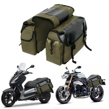 Новое обновление 2021 Года, Седельная сумка для мотоцикла, Холщовая Водонепроницаемая сумка для переноски, Боковая сумка для инструментов, чехол для мотоцикла