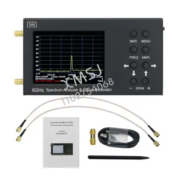 Новый анализатор спектра SA6 6 ГГц, генератор сигналов, источник радиочастотного сигнала для Wi-Fi 2G 4G LTE CDMA GSM Beidou GPR