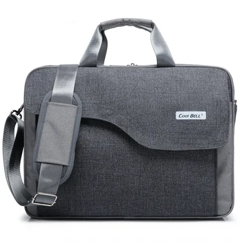 Новый Компьютерный пакет, Противоударная сумка, 17-дюймовая водонепроницаемая деловая сумка на плечо, противоугонная, для ноутбука, однотонный карман для ила