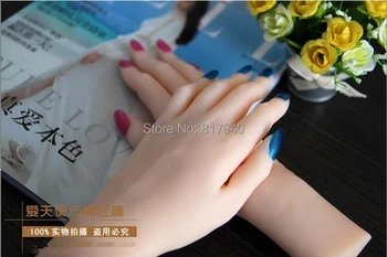 одна пара реалистичных силиконовых женских рук-манекенов для показа колец и ювелирных изделий, модель рук для дизайна ногтей