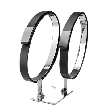 Оптовое зеркальное кольцо для ремня из нержавеющей стали, стеллаж для хранения в розничном магазине