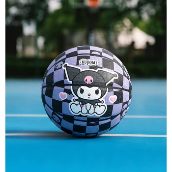 Оригинальный Мужской баскетбольный мяч Kuromi из искусственной кожи, Размер 7, Баскетбольный мяч для тренировок в помещении, Высокое Качество, Женский Балончесто