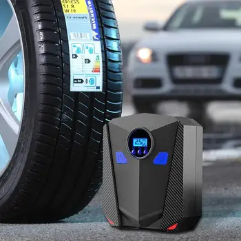 Портативный Воздушный компрессор 150PSI LED Digital Smart для Накачивания автомобильных шин 12 В Автомобильный воздушный насос Электрический Велосипедный насос для грузовиков внедорожников