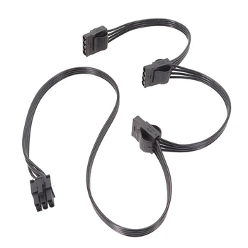 Прямой соединительный кабель с 6 контактами на три IDE для шнура компьютерного блока SeasonicX-1050XM2 SS660/760/860XP2 X-650KM3