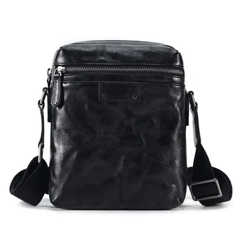 Роскошная маленькая сумка-мессенджер из натуральной кожи через плечо для мужчин, для работы, для деловых поездок, сумка через плечо для планшета с диагональю 7,9 дюйма, новая