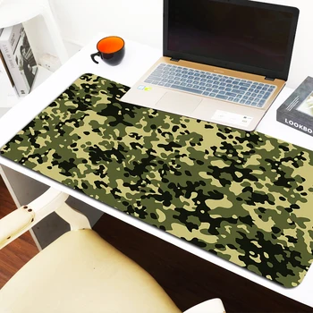 Симпатичный коврик для мыши в камуфляжном стиле Kawaii, игровой коврик для ПК, настольный коврик для геймера, игровые аксессуары, Компьютерные столы, коврики для клавиатуры, офисные
