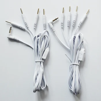 Сменный разъем постоянного тока из 2 частей, 3,5 мм Электродные подводящие провода, соединительные кабели для подключения физиотерапевтического аппарата или блока TENS