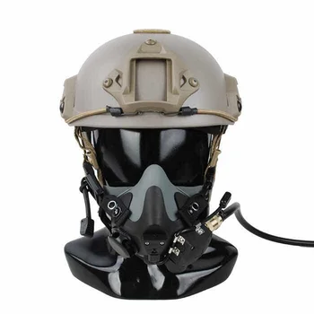 Спортивная тактическая охотничья дыхательная маска Phantom Ghost с воздушным клапаном с одним уплотнением для прыжков с парашютом с многофункциональными инструментами Модно