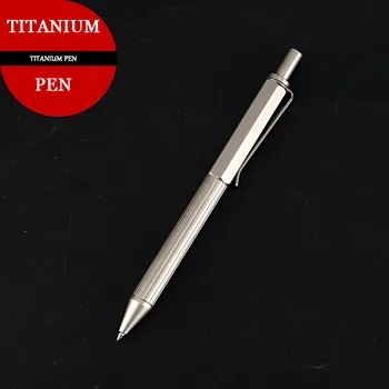 Тактическая ручка Из Титанового сплава, Ручка для Письма, Офисная Карманная ручка, Оборудование EDC, Металлическая Шариковая ручка