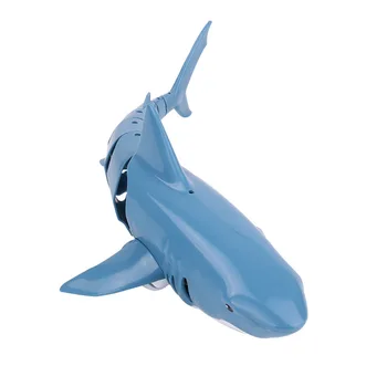 Электрический Пульт дистанционного управления для плавания с акулой, Водонепроницаемая детская имитация бассейна с Большой Белой акулой, модель подводной лодки, игрушка