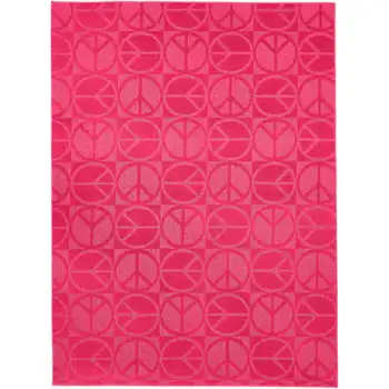 Ярко-розовый коврик для помещений 4 'x 6', новинка